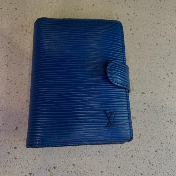 Louis Vuitton Epi Blue Planner Cover